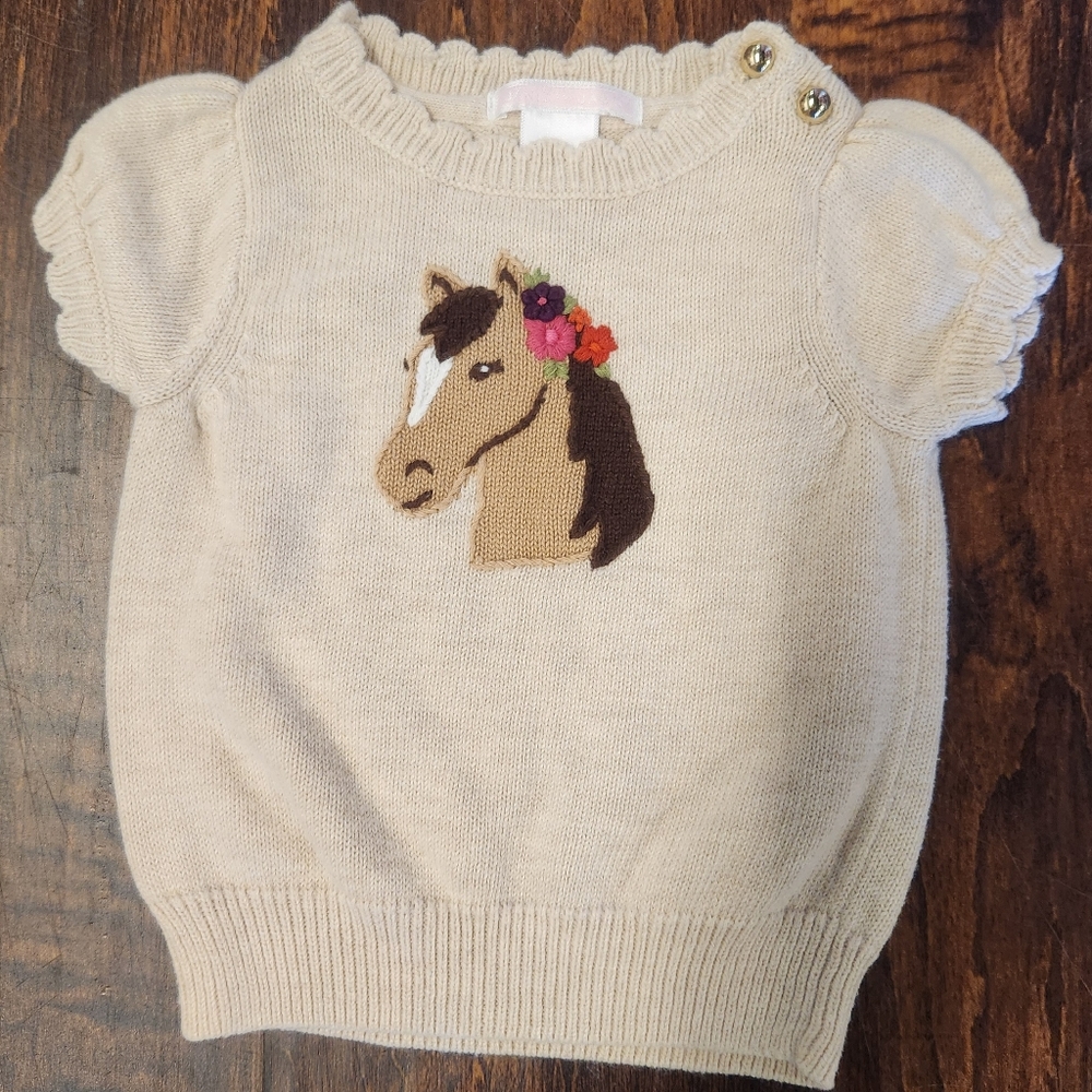 Janie & Jack short sleeve sweater